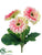 Silk Plants Direct Gerbera Daisy Bush - Watermelon - Pack of 12