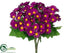 Silk Plants Direct Daisy Bush - Violet - Pack of 12