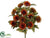 Gerbera Daisy Bush - Olive Green Brown - Pack of 6