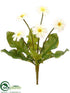 Silk Plants Direct Daisy Bush - White - Pack of 48