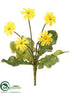 Silk Plants Direct Daisy Bush - Yellow - Pack of 48