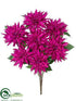 Silk Plants Direct Dahlia Bush - Rubrum - Pack of 12