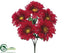 Silk Plants Direct Gerbera Daisy Bush - Red - Pack of 24