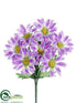 Silk Plants Direct Shasta Daisy Bush - Lavender - Pack of 24