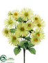 Silk Plants Direct Daisy Bush - Yellow Two Tone - Pack of 36