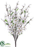 Silk Plants Direct Dogwood Bush - White - Pack of 12