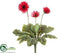 Silk Plants Direct Gerbera Daisy Bush - Red - Pack of 12
