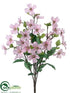 Silk Plants Direct Dogwood Bush - Pink - Pack of 12