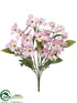 Silk Plants Direct Dogwood Bush - Pink - Pack of 12