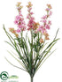 Silk Plants Direct Delphinium Bush - Pink Cream - Pack of 12