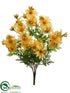 Silk Plants Direct Daisy Bush - Yellow - Pack of 12
