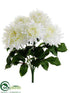 Silk Plants Direct Dahlia Bush - Cream - Pack of 6