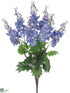 Silk Plants Direct Delphinium Bush - Helio - Pack of 12