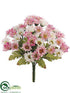 Silk Plants Direct Mini Daisy Bush - Pink Cream - Pack of 24