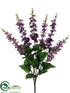 Silk Plants Direct Delphinium Bush - Violet Two Tone - Pack of 12