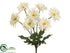 Silk Plants Direct Gerber Daisy Bush - Cream - Pack of 12