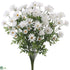 Silk Plants Direct Marguerite Daisy Bush - White - Pack of 6