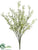 Silk Plants Direct Flower Bush - Cream White - Pack of 12