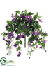 Silk Plants Direct Fuchsia Hanging Bush - Lavender Purple - Pack of 6