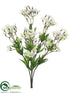 Silk Plants Direct Forget-Me-Not Bush - White - Pack of 12