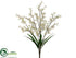 Silk Plants Direct Forsythia Bush - White - Pack of 12