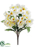 Silk Plants Direct Frangipani Bush - Cream Yellow - Pack of 12