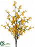 Silk Plants Direct Forsythia Bush - Yellow - Pack of 12