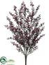 Silk Plants Direct Berry Bush - Red Purple - Pack of 12