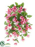 Silk Plants Direct Fuchsia Hanging Bush - Pink Fuchsia - Pack of 6