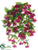 Silk Plants Direct Fuchsia Hanging Bush - Pink Fuchsia - Pack of 6