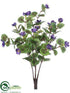 Silk Plants Direct Geranium Bush - Purple - Pack of 12