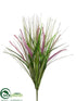 Silk Plants Direct Rattail Grass Bush - Purple Two Tone - Pack of 12