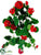 Geranium Hanging Bush - Red - Pack of 6