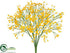 Silk Plants Direct Baby's Breath Bush - Yellow - Pack of 24