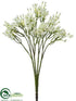 Silk Plants Direct Gypsophila Bush - White - Pack of 12