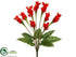 Silk Plants Direct Ginger Flower Bush - Orange Dark - Pack of 6