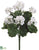 Geranium Bush - White - Pack of 6