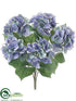 Silk Plants Direct Hydrangea Bush - Lavender Blue - Pack of 6