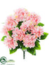 Silk Plants Direct Hydrangea Bush - Pink - Pack of 6