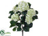 Silk Plants Direct Hydrangea Bush - Green Cream - Pack of 6