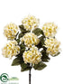 Silk Plants Direct Hydrangea Bush - Beige - Pack of 12