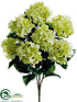 Silk Plants Direct Hydrangea Bush - Green - Pack of 12