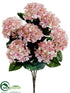 Silk Plants Direct Hydrangea Bush - Pink - Pack of 12