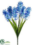 Silk Plants Direct Hyacinth Bush - Blue Two Tone - Pack of 12