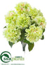 Silk Plants Direct Hydrangea Bush - Green - Pack of 12