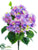 Silk Plants Direct Hydrangea Bush - Lavender Purple - Pack of 12