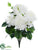 Silk Plants Direct Hydrangea Bush - White - Pack of 12