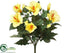 Silk Plants Direct Hibiscus Bush - Yellow - Pack of 6