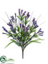 Silk Plants Direct Honeysuckle Bush - Purple Helio - Pack of 12