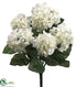 Silk Plants Direct Hydrangea Bush - Cream White - Pack of 6